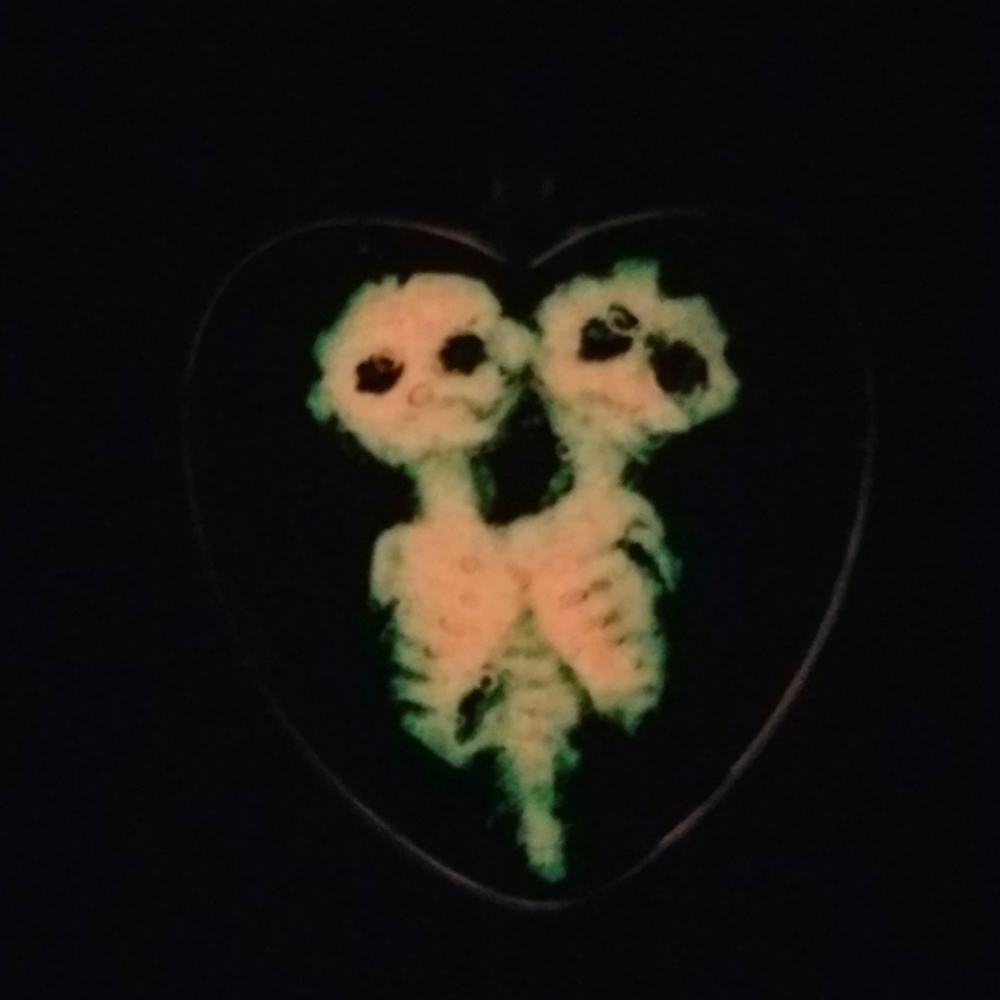 GLOW Conjoined Twins Necklace - Picture 8 of 13